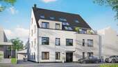 WESTHÖVCHEN - Visualisierung Frontansicht - 2 Zimmer Etagenwohnung in Köln