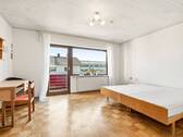 Schlafzimmer mit Ausgang Balkon - 