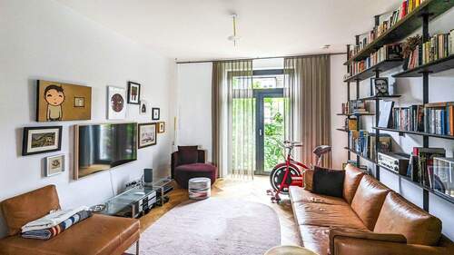 Wohnzimmer - 3 Zimmer Terrassenwohnung zur Miete in Düsseldorf