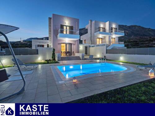 Titel - Zwei Villen und ein Bungalow in Triopetra Rethymno