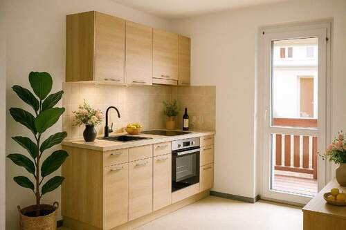 Wohnbeispiel Küche - 2 Zimmer Etagenwohnung in Riesa