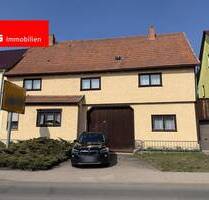 Platz für Mensch & Tier: Charmantes Bauernhaus mit großer Scheune und Koppelmöglichkeiten - Teutleben