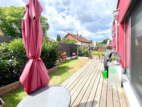 Terrasse m Garten - 