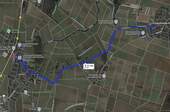 Radweg durch die Felder - 