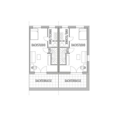 Dachgeschoss mit Terrasse - 