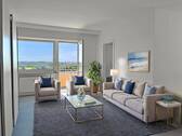 Wohn- und Essbereich virtuelles Homestaging - 2 Zimmer Etagenwohnung zum Kaufen in Weinheim