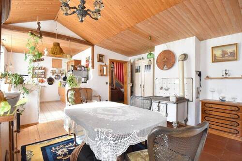 Esszimmer mit Küche - 