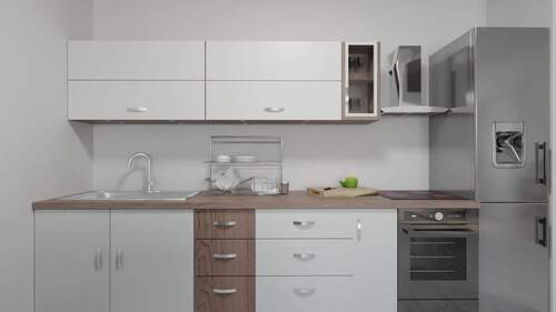 Küche - Terrassenwohnung mit 100,00 m&sup2; in Achim zum Kaufen