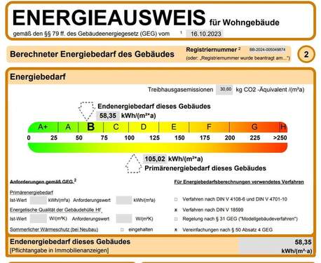 Energieausweis - 