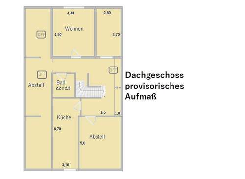 Nr. 6 Dachgeschoss Skizze - 
