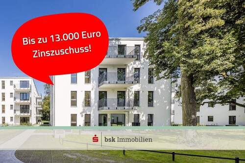 Außenansicht Eingang - Vermietete 3-Zimmer-Wohnung mit Balkon vor den Toren Berlins!