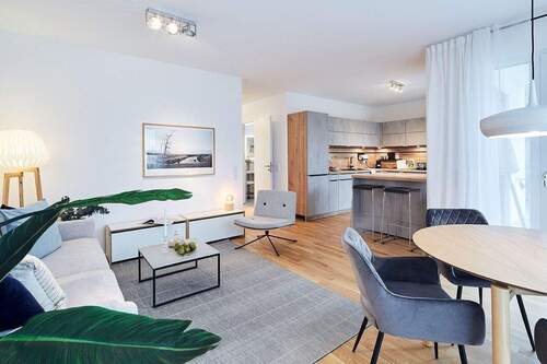 Blick zur Küche - 3 Zimmer Etagenwohnung zum Kaufen in Nürnberg