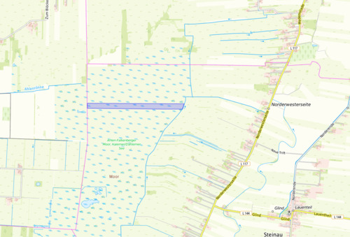 Lageplan - Grundstück zum Kaufen in Steinau