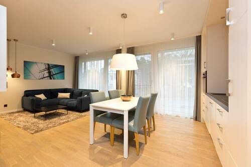 Wohnküche - Fortuna-Suite - Ihr stilvolles Ferienappartement am See