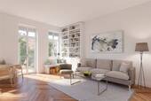 WE 23 animierte Raumperspektiv - 2 Zimmer Etagenwohnung in Berlin