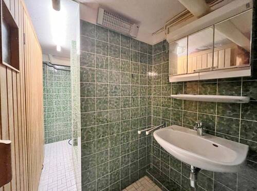Dusche mit Sauna - 