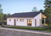 Hausansicht - Eben - so sieht Komfort aus! Ein Bungalow von massa haus!