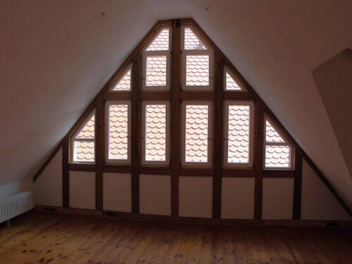 Verglaster Giebel - 