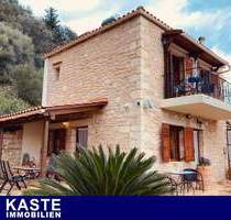 Charmantes Steinhaus auf Kreta in Apokoronas mit traumhaftem Bergblick und grüner Landschaft - Paidochori