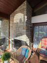 Wintergarten mit Kamin - 