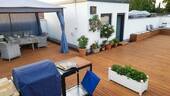 ... Dachterrasse mit Sitzbereich ... - 1 Zimmer Mehrfamilienhaus, Wohnhaus zum Kaufen in München
