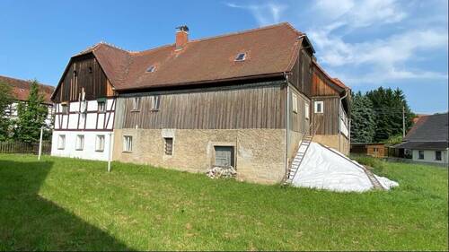 Rückansicht - 2 Zimmer Mehrfamilienhaus, Wohnhaus in Oderwitz