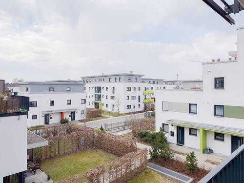 Ausblick vom Balkon - 