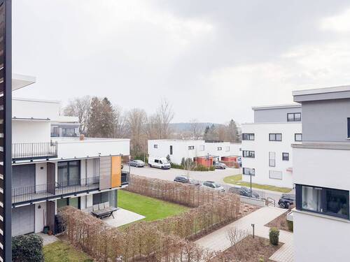 Ausblick vom Balkon - 