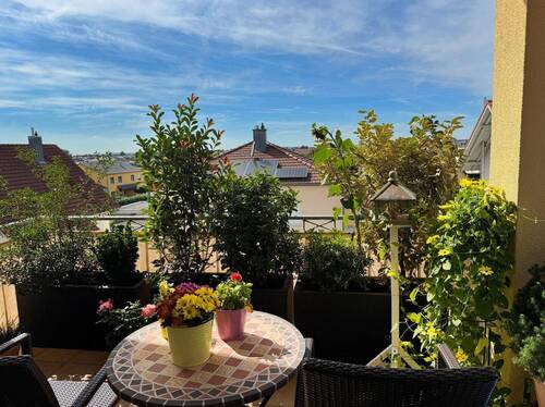 Ausblick von der Dachterrasse - 