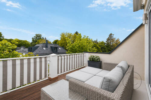 Südwest Terrasse - Etagenwohnung mit 98,00 m&sup2; in München zum Kaufen