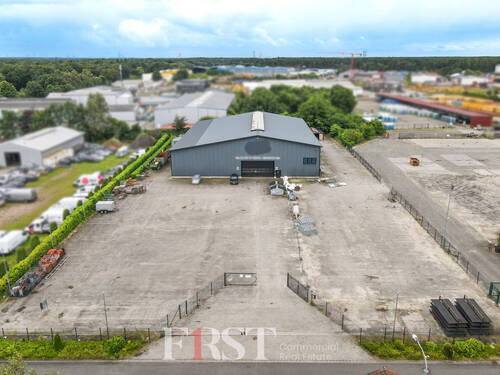 Grundstück-Lagerhalle - 