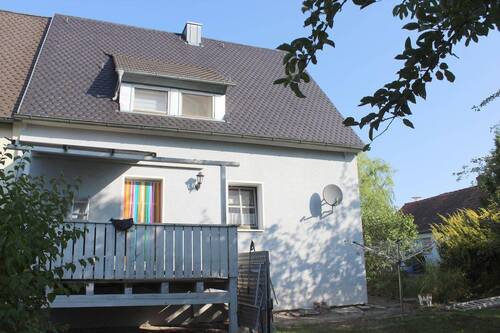 Ansicht Gartenseite Süd - Doppelhaushälfte mit 124,00 m&sup2; in Freystadt zum Kaufen