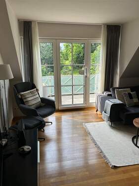 Blick zum Balkon - 2 Zimmer Etagenwohnung in Timmendorfer Strand