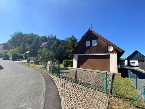 Zufahrt von der Ringstraße - Grundstück in Obertrubach zum Kaufen