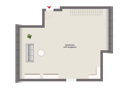 Spitzboden - Etagenwohnung mit 81,00 m&sup2; in Herzogenaurach zum Kaufen