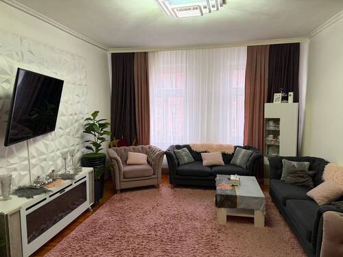 Wohnzimmer - Etagenwohnung mit 87,40 m&sup2; in Berlin zum Kaufen