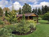 Blick zum Gartenhaus - Grundstück in Fredersdorf-Vogelsdorf