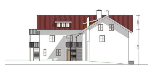 Ansicht Südwest - ++ VIELSEITIGES MFH MIT ENTWICKLUNGSPOTENZIAL ++ FÜR MEHRERE GENERTIONEN ++ FÜR SELBSTNUTZER ++ ALS INVESTMENT ++