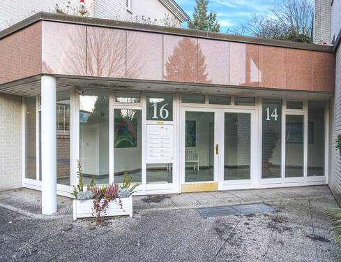 repräsentativer und barrierefreier Zugang zum Haus - 