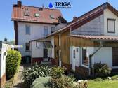 Ansicht vom Garten - 7 Zimmer Doppelhaushälfte zum Kaufen in Nordhausen