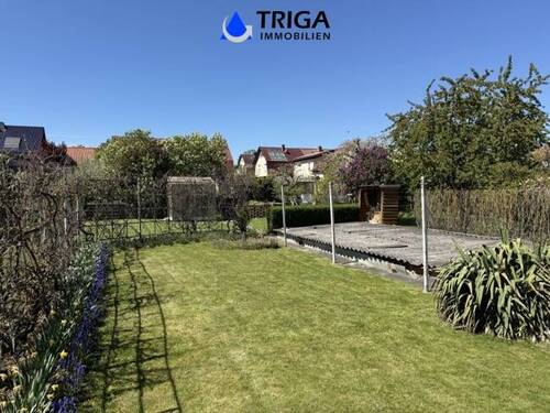 Garten - Doppelhaushälfte mit 178,00 m&sup2; in Nordhausen zum Kaufen