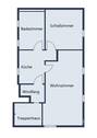 Grundriss Mittelwohnung - 