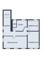 Grundrisss Obergeschosswohnung - 