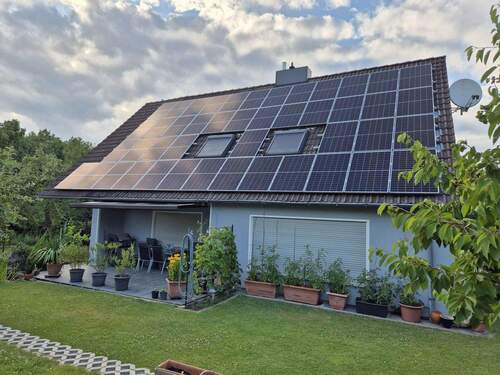 Südansicht - 1-2 Familienhaus im Bielefelder Osten (von Privat)