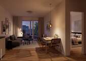 Wohnzimmer Dünenhaus WE 179 - 