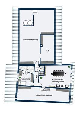 Dachgeschoss Haupthaus - 