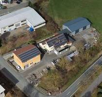 Gewerbeensemble mit Werkstatt, Lagerhalle, Büroflächen und 2 Wohnungen auf 3.400 m² Grundstück - Weinbach