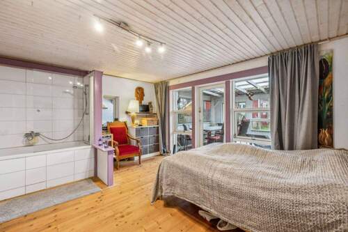 Schlafzimmer mit Bad en suite - 