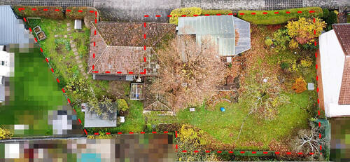 Draufsicht Markierung - Grundstück zum Kaufen in Zirndorf