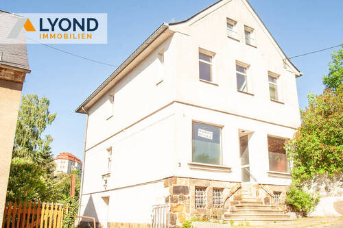 Außenansicht - Mehrfamilienhaus, Wohnhaus zum Kaufen in Limbach-Oberfrohna